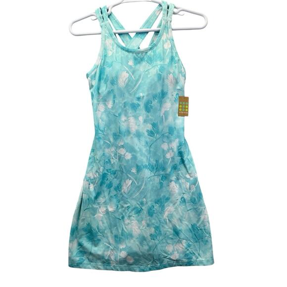 Title Nine Dress Womens Medium Sleeveless Printed Outdoor Flawed New NWT - Picture 2 of 13